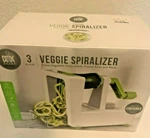Used 1X Art Cook Works 3 Blade Veggie Spiralizer Box Complete Zucchini Fries. Fixed Price $19.75.