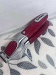 Bonny Red Garlic Press Stainless Steel Easy-crush Hand Tool Kitchen Gadget. Fixed Price $18.97.