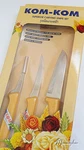 Kom Superior Stainless Steel Carving Knife Set For Fruit And Vegetable. Fixed Price $16.98.