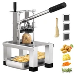 Commercial French Fry Cutter And Vegetable Dicer With 3 Stainless Steel Blade.... Fixed Price $202.75.