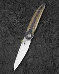 Bestech Knives Prydwen Folding Knife 3.63" M-cut Steel Blade Titanium/fat Carbon. Fixed Price $306.00.
