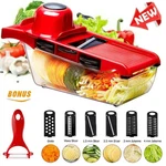 8X Vegetable Cutter Onion Chopper Fruit Food Mandoline Slicer Kitchen Tool Dicer. Fixed Price $23.99.
