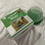 Salad Cutter Bowl, Fruit Vegetable Food Chopper Slicer Drainer 60 Second. Fixed Price $11.05.