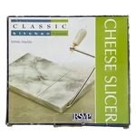 New Rsvp Marble Cheese Slicer Board Stainless Steel Wire White Gray 8X5 Open Box. Fixed Price $20.00.