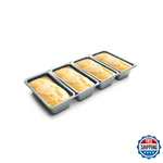 Fox Run Linked Non-stick Mini Loaf Pan, Set Of 4, Heavy Gauge Carbon Steel. Fixed Price $38.84.