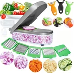 Lhs Vegetable Chopper, Pro Onion Slicer Dicer Cutter Shredded- Cheese.... Fixed Price $34.04.
