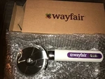 Wayfair Pizza Cutter / Purple Handle Stainless Steel Wheel New Box. Fixed Price $7.99.