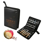 46 Pcs Culinary Carving Tool Kit Vegetable Fruit Food Chisel Knife With Bag. Fixed Price $36.07.