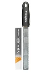 New Microplane Premium Classic Series Zester/grater Black Handle 18/8. Fixed Price $14.95.