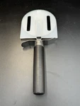 Pampered Chef Pizza Cutter # 1301 Stainless Steel Protective Cover Great Conditi. Fixed Price $11.99.