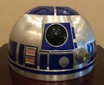 New Disney Parks Star Wars Galaxy's Edge R2-D2 Droid Head 10" Metal Serving Bowl. Fixed Price $89.95.