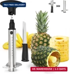 Newness Pineapple Corer With Knife, Upgraded, Electric & Manual Stainless Stee. Fixed Price $38.41.
