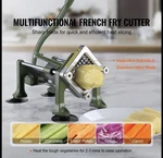 Vevor French Fry Cutter Stainless Steel Potato Vegetable Slicer Chopper 3 Blades. Fixed Price $89.99.