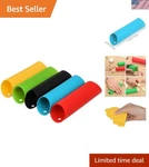 Silicone Garlic Peeler Tubes, 5 Pieces, Multicolored Kitchen Tools. Fixed Price $14.99.