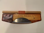Pizzacraft Rocking Cutter Stainless Steel 14 Blade Acacia Wood Handle New. Fixed Price $11.00.