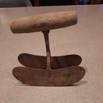 Vintage Double Blade Dough Meat Cheese Cutter Slicer Hand Kitchen Tool. Fixed Price $10.00.