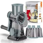 Lmetjma 3 In 1 Rotary Cheese Grater Versatile Manual Vegetable Slicer Peanut. Fixed Price $18.60.