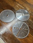 Lot Of 3 Bosch Siemens Disc Shredder For Multitalent 8 Food Processors Genuine. Fixed Price $25.50.