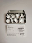 The Pampered Chef Mini Creative Cutters Set #1095 Of 8 Storage Tin. Fixed Price $10.00.