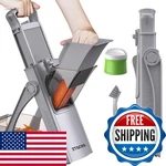 Ztqcsq All 1 Upgraded Version Safe Mandoline Slicer For Kitchen Adjustable. Fixed Price $82.25.