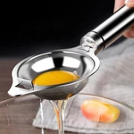Stainless Steel Egg White Separator Spoon Yolk Strainer Kitchen Tool. Fixed Price $13.49.