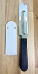 Pampered Chef Cheese Knife #1125 Slicer Spreader - Stainless W/ White Cover. Fixed Price $12.95.