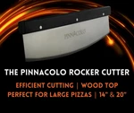 20 Inch Sharpenable Rocker Cutter With Wood Top - Premium Stainless Steel Blade. Fixed Price $79.99.