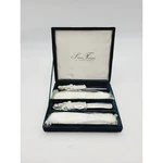 Silver Treasures By Godinger Santa Clause Cheese Butter Spread Knife Set Of 4. Fixed Price $28.04.