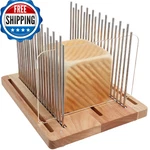 Stainless Steel Adjustable Bread Slicer For Homemade - Foldable Guide. Fixed Price $58.16.