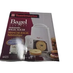 Toastmaster Bagel Perfect Automatic Slicer 6125 Electric White Dual Blade. Fixed Price $45.00.