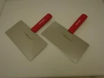 Dexter Usa Set (2) Hi Heat Red Handle Scrapers 8" Bevel Edge S198H Factory 2ND. Fixed Price $38.99.