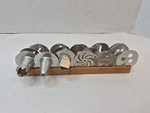 Vintage Set Mirro Cookie Pastry Press 358-AM Replacement Lot Of 12 Disc Tips. Fixed Price $17.95.