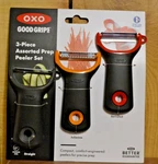 New - Oxo Good Grips 3 Piece Assorted Prep Peeler Set. Fixed Price $21.99.