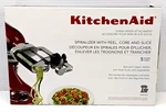 Kitchenaid Stand Mixer Attachment 5 Blade Spiralizer Peel Core & Slice KSM1APC. Fixed Price $51.99.