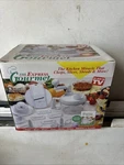 The Express Gourmet (as Seen On Tv) Hand Food Processor Complete Set Chop Shred. Fixed Price $19.75.