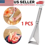 Stainless Steel Triangle Fruit Carving Knife Blade Vegetable Tool. Fixed Price $9.99.