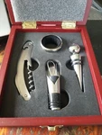 Stainless Steel Corkscrew Smoothly Bottle Opener Stopper Wine Tool Gift Set 4PCS. Fixed Price $9.99.