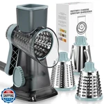 Keouke Rotary Cheese Grater Hand Crank Transparent - Shredder Slicer Grinder. Fixed Price $43.89.