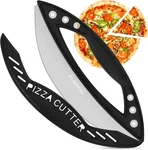 Rainspire 12" Pizza Cutter Rocker Blade Stainless Steel Black. Fixed Price $16.83.