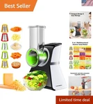 Electric Cheese Grater Salad SHOOTER,5-IN-1 Slicer For Home Kitchen,.... Fixed Price $88.49.