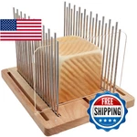 Bread Slicer, Stainless Steel W/adjustable Thickness & Width For Homemade. Fixed Price $62.38.