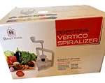 Brieftons Vertico Spiralizer Open Box 4 Julienne Styles Stainless Steel Blades. Fixed Price $17.99.