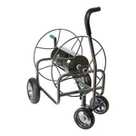 Yard Butler Wheel Heavy Duty Steel Truck Holds 400 Feet Of Hose, Black. Fixed Price $129.99.