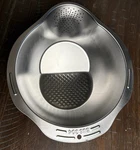 Sus 304 Stainless Steel Mixing Bowl Strainer & Grater Insert 10 Kitchen Prep. Fixed Price $24.99.