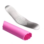Fu Store Garlic Press 304 Stainless Steel Rocker Mincer Food Pink. Fixed Price $15.99.