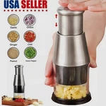 Stainless Steel Garlic Onion Chopper - 304 Hand Press Food Kitchen Too. Fixed Price $5.00.