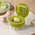 Mini Garlic Chopper Press Container Stainless Steel Blades Handheld Mincer Crush. Fixed Price $15.95.