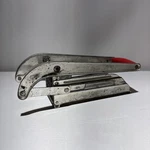 Vintage Villa Potato Chipper French Fry Slicer Red Handle Made England. Fixed Price $9.74.