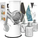Cambom Rotary Grater Hand Crank Shredder For Fresh Cheese, Vegetab. Fixed Price $33.99.