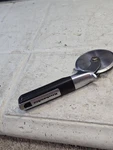 Kitchenaid Heavy Duty Black Pizza Cutter 3" Wheel Finger Guard Handle. Fixed Price $15.00.